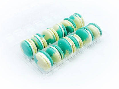 Minty Lime Vegan Macarons - Macaron Centrale4 Pack