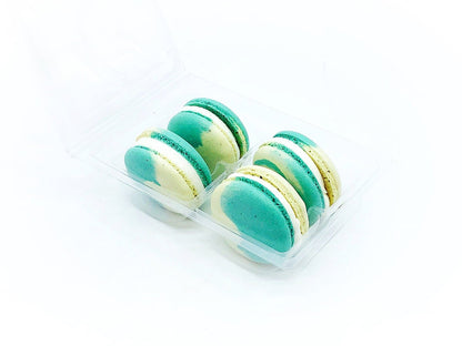 Minty Lime Vegan Macarons - Macaron Centrale4 Pack