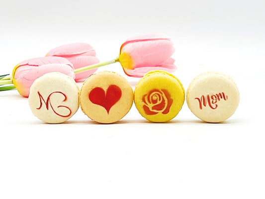 Mom French Macaron Set | Available in 6 & 12 Pack - Macaron Centrale6 Pack