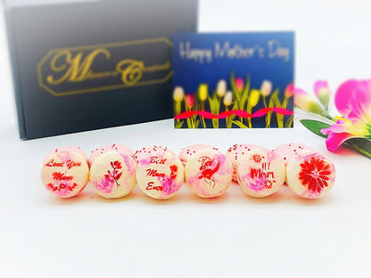 Mother's Day Macaron Set (Pink) | 12 Pack | a perfect gift for your mom - Macaron Centrale