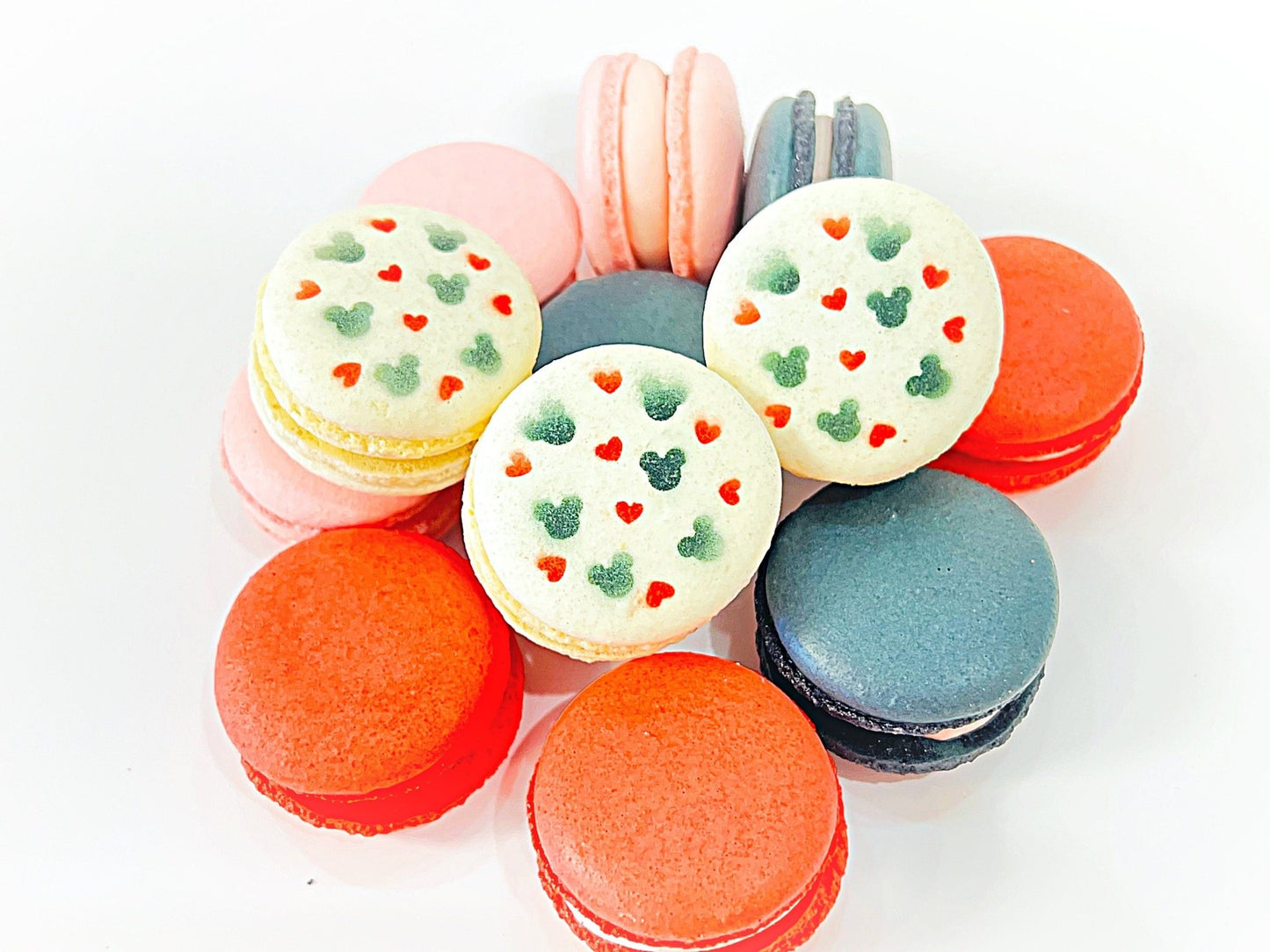 Mouse & Heart Vegan Macaron Sets | Available in 4 and 12 Pack - Macaron Centrale4 Pack