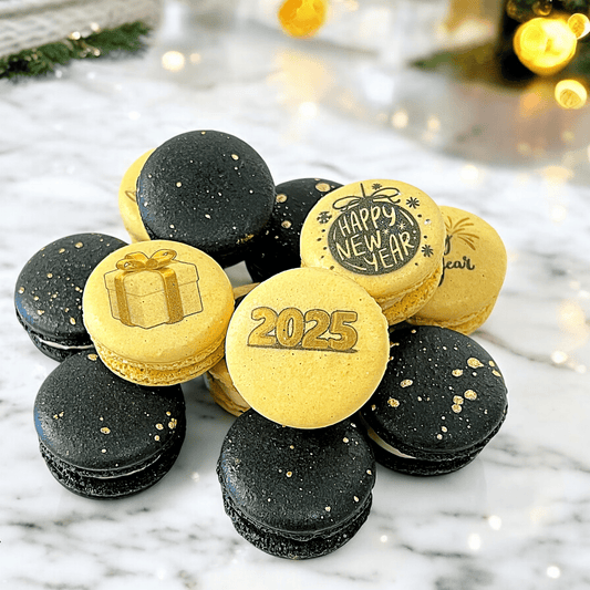 New Year 2025 Macaron Gift Set – Customizable Flavors in Elegant Packaging - Macaron CentraleNew Year6 Pack