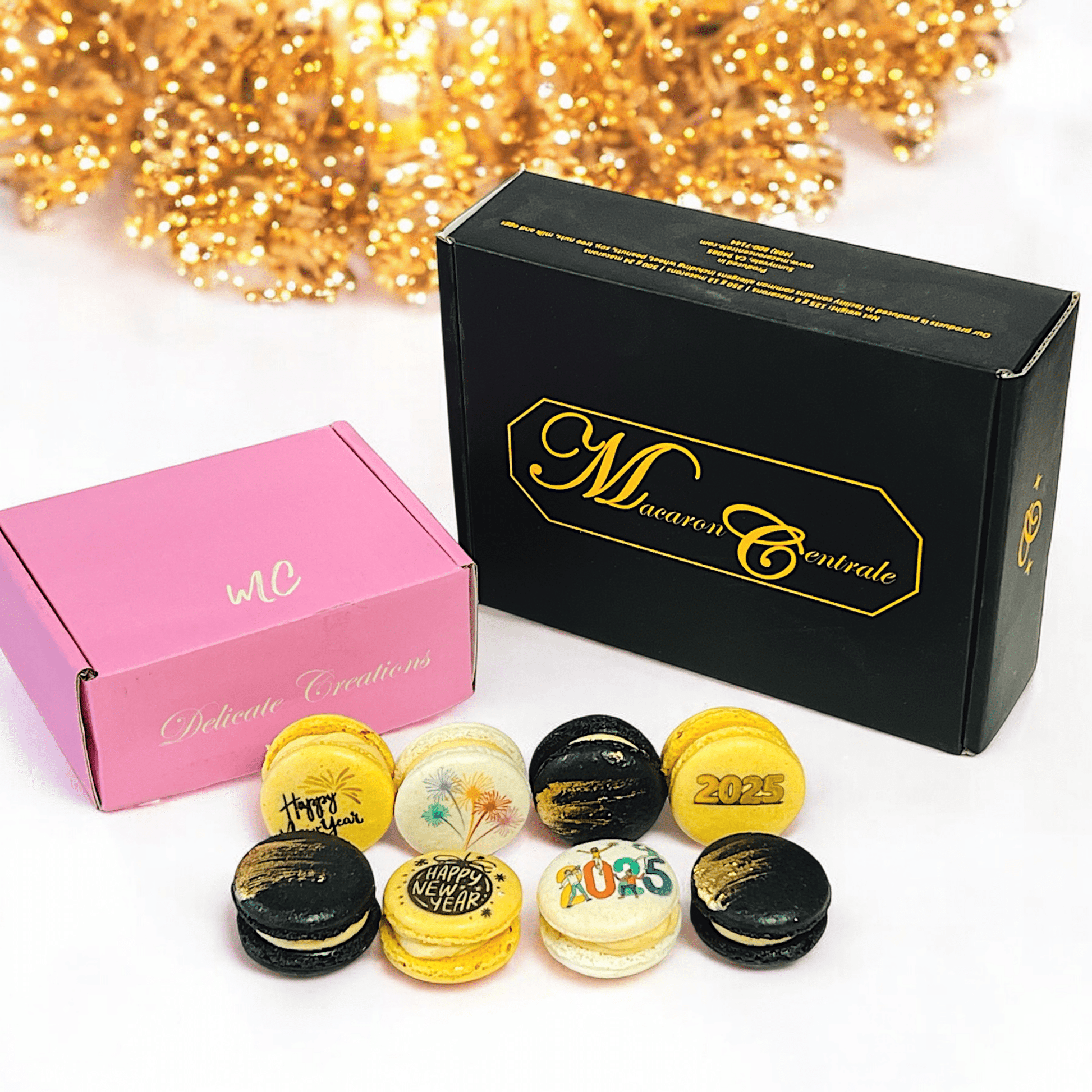 New Year Celebration Macarons Gift Box - Macaron CentraleNew Year6 Pack