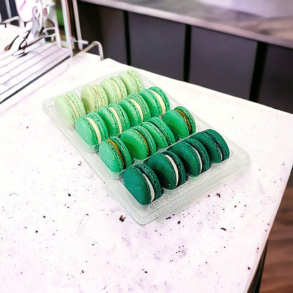 Ombre Green Macaron Collection - Macaron Centrale16 Pack