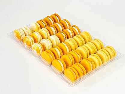 Orange Vibe: A Flavorful Quartet of French Macarons in One Set | 36 Pack - Macaron Centrale6 Pack