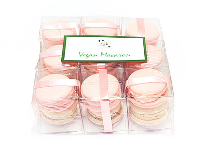 Party Favor Vegan Macaron Gift Box | Pick Your Flavors | (9 Set) - Macaron Centrale