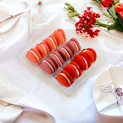 Passion Palette French Macaron Trio | Available in 6, 12 & 24 Pack | Indulge in Love with Our Valentine's Day Macaron Extravaganza! - Macaron Centrale6 Pack