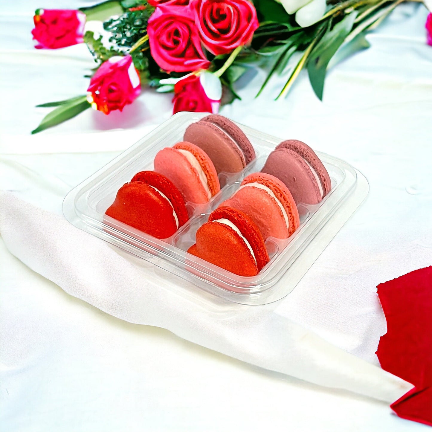 Passion Palette French Macaron Trio | Available in 6, 12 & 24 Pack | Indulge in Love with Our Valentine's Day Macaron Extravaganza! - Macaron Centrale6 Pack