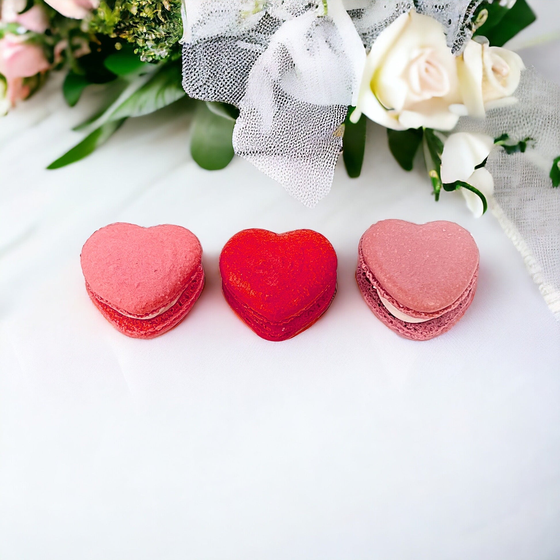 Passion Palette French Macaron Trio | Available in 6, 12 & 24 Pack | Indulge in Love with Our Valentine's Day Macaron Extravaganza! - Macaron Centrale6 Pack