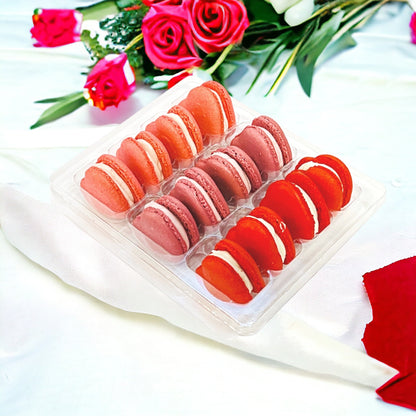 Passion Palette French Macaron Trio | Available in 6, 12 & 24 Pack | Indulge in Love with Our Valentine's Day Macaron Extravaganza! - Macaron Centrale6 Pack