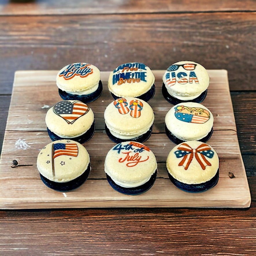 Patriotic Celebration Macarons - Macaron Centrale4th of July6 Pack