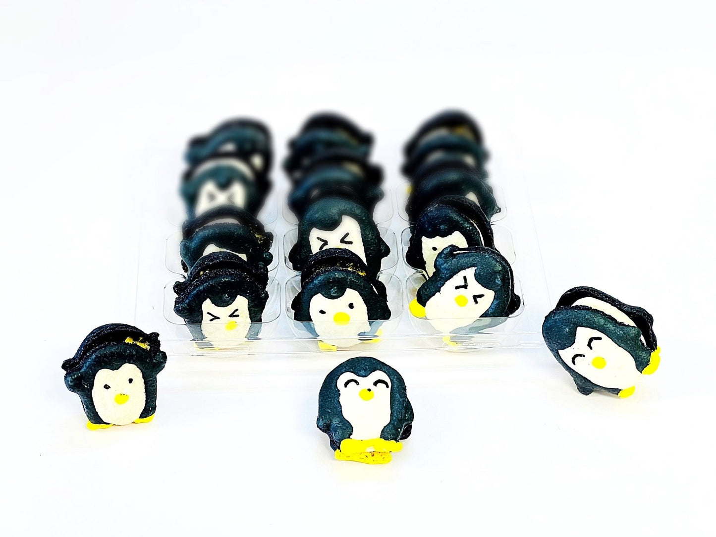 Penguin French Macarons | Customizable Flavors - Macaron Centrale12 Pack