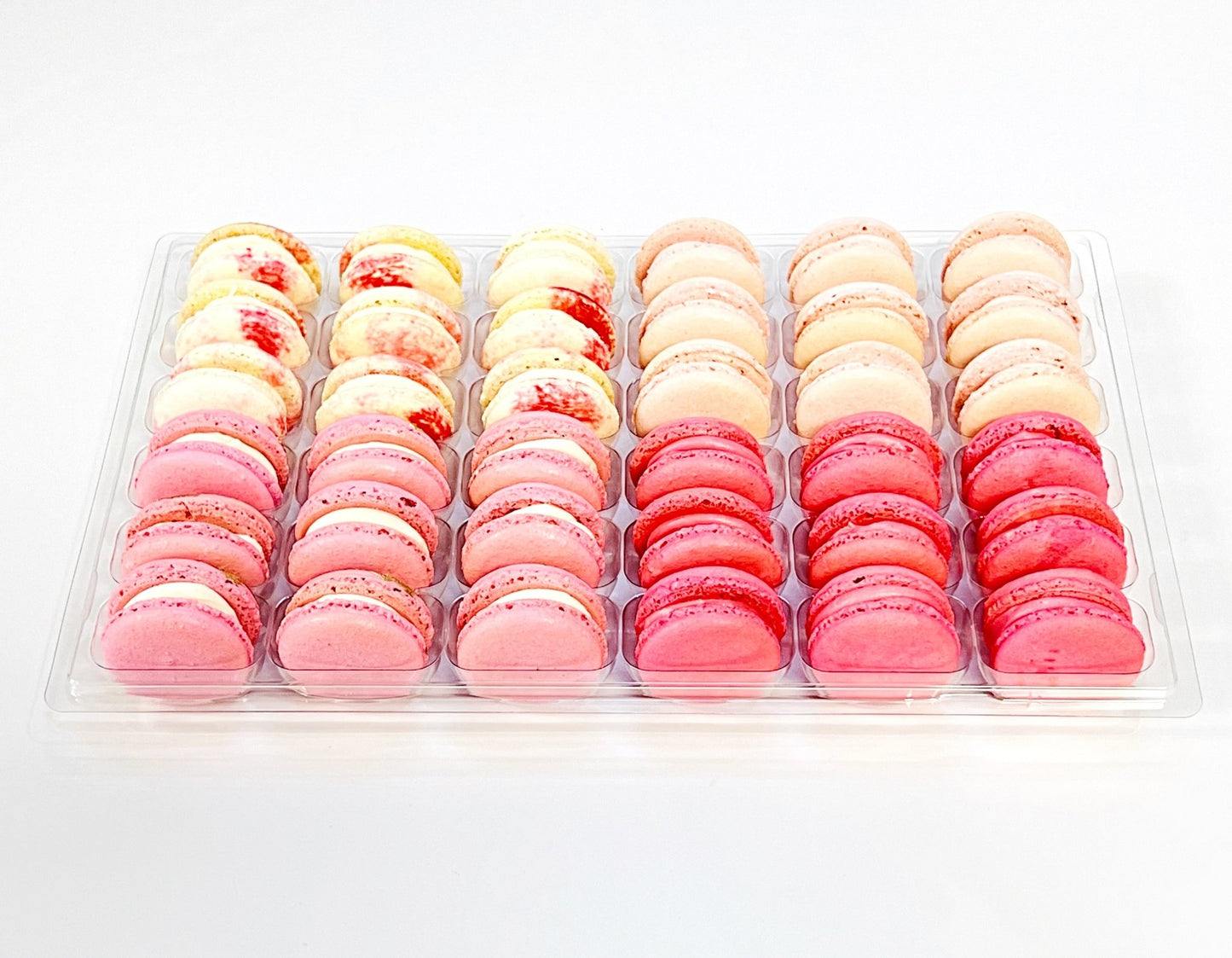 Pink Vibe: A Flavorful Quartet of French Macarons in One Set | 36 Pack - Macaron Centrale