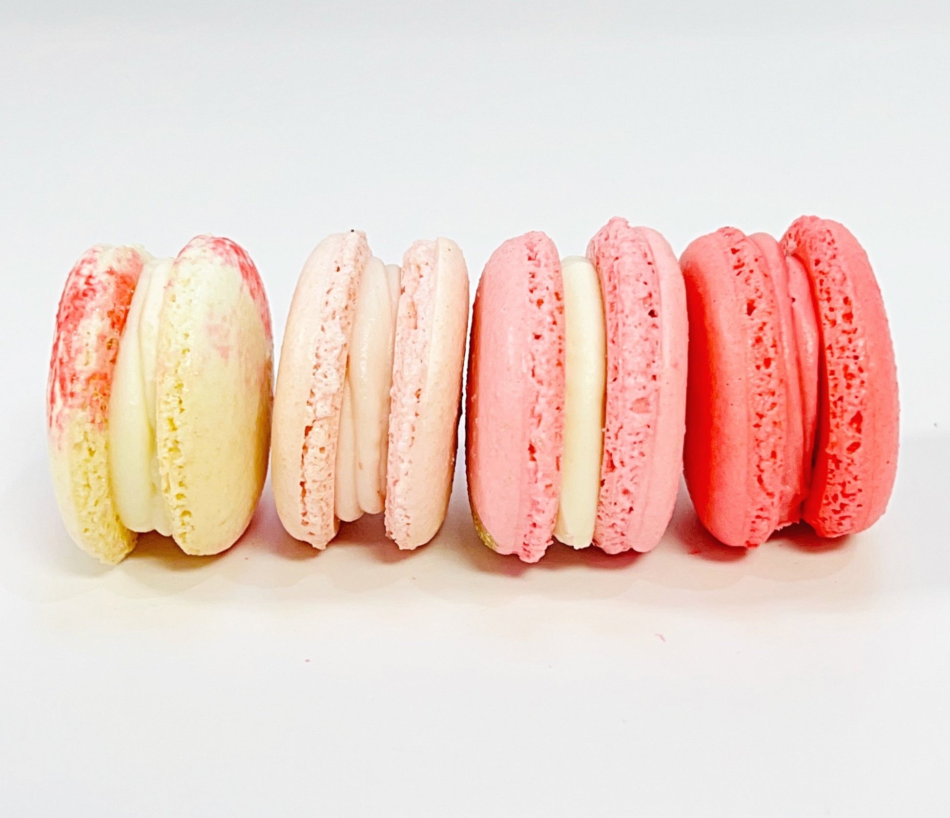 Pink Vibe: A Flavorful Quartet of French Macarons in One Set | 36 Pack - Macaron Centrale