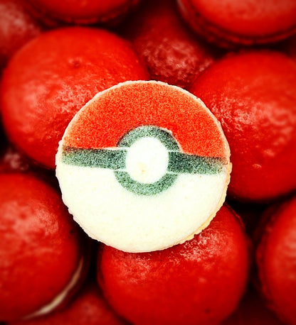 Pokeballs Vanilla French Macarons | Available in 12 and 24 Pack - Macaron CentraleAssortment6 pack