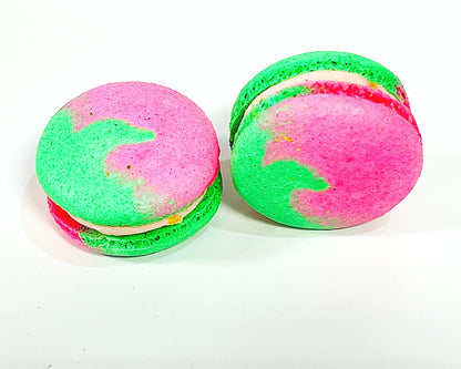 Pomegrante Pistachio Vegan Macarons | Available in 4 & 12 Pack| - Macaron Centrale4 Pack