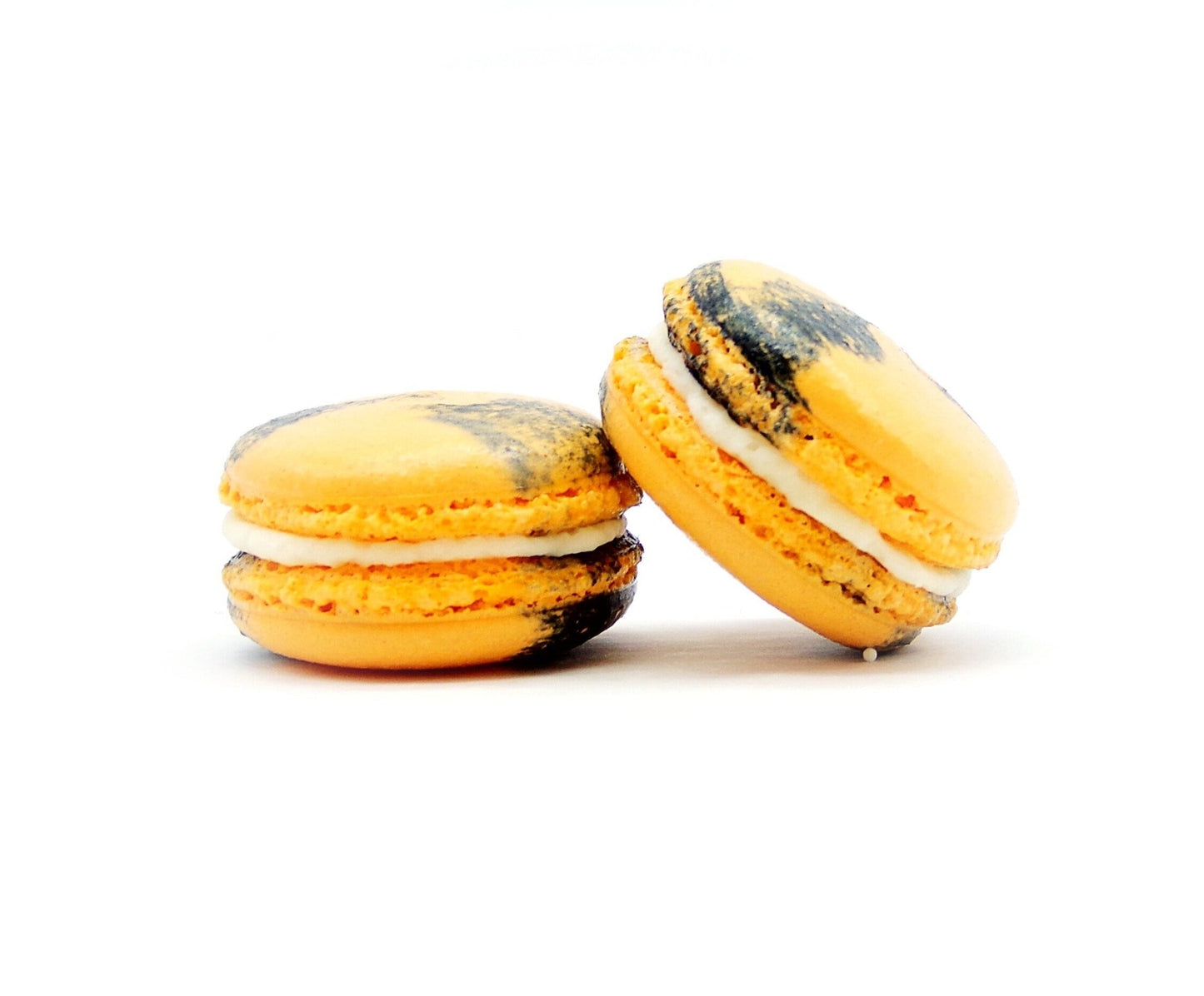 Pumpkin Cheesecake Macarons (6 Pack) | Ideal for celebratory events. - Macaron Centrale