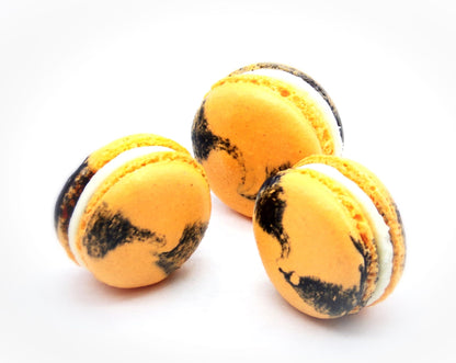 Pumpkin Cheesecake Macarons (6 Pack) | Ideal for celebratory events. - Macaron Centrale