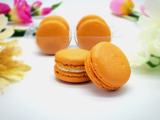 Pumpkin Macarons - Macaron Centrale6 pack