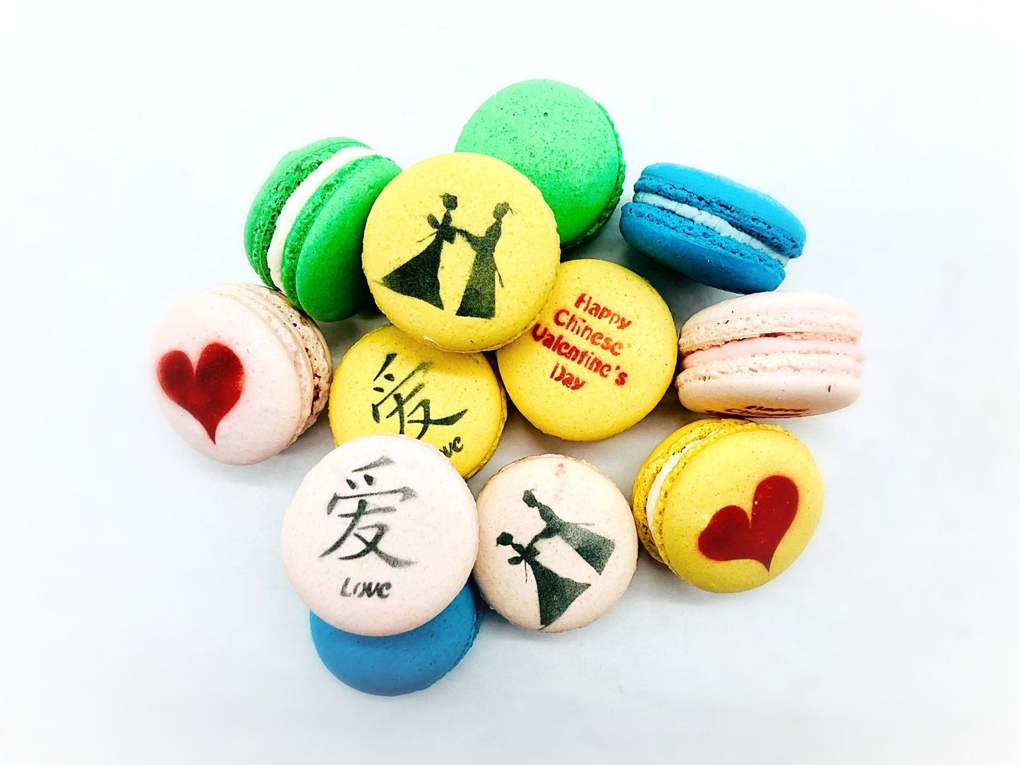 Qixi Festival French Macaron Set (12 Pack) | A perfect gift for special someones - Macaron Centrale