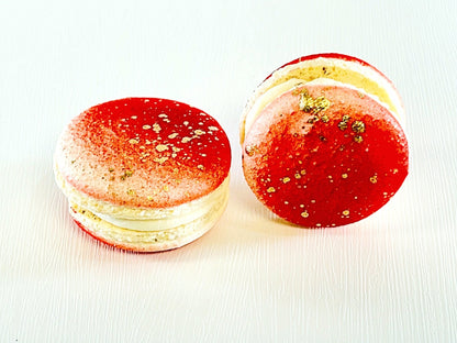 Rambutan Pineapple Vegan Macarons - Macaron Centrale4 Pack