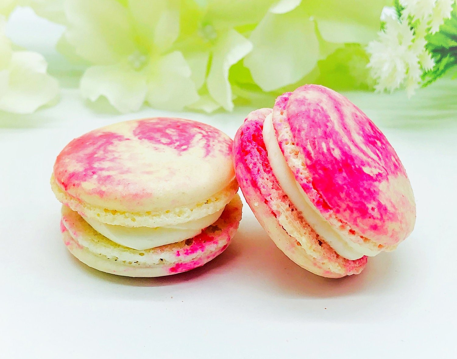 Raspberry Cheesecake Macarons (6 Pack) | Ideal for celebratory events. - Macaron Centrale