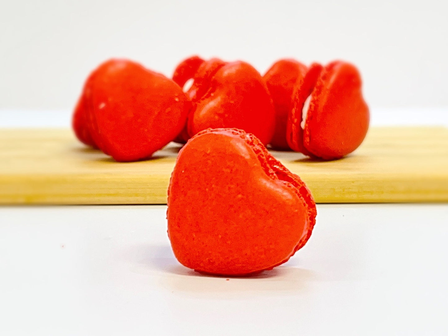 Red Heart French Macarons | Ideal for Valentine's Day gifts, birthdays, weddings, anniversaries and more - Macaron CentraleDefault (Chocolate)12 Pack