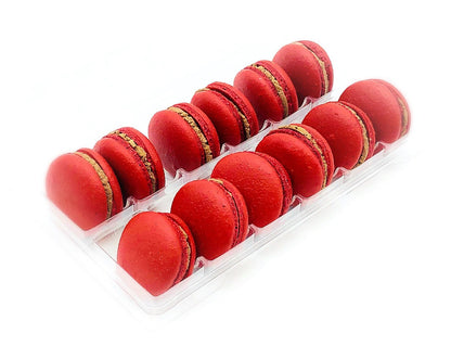 Red Velvet Chocolate Vegan Macarons - Macaron Centrale4 Pack