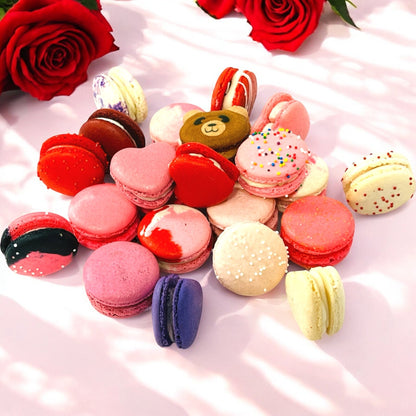 Romantic XOXO Surprise Me - 24 Pack Macarons - Macaron Centrale