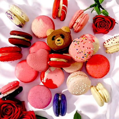 Romantic XOXO Surprise Me - 24 Pack Macarons - Macaron Centrale