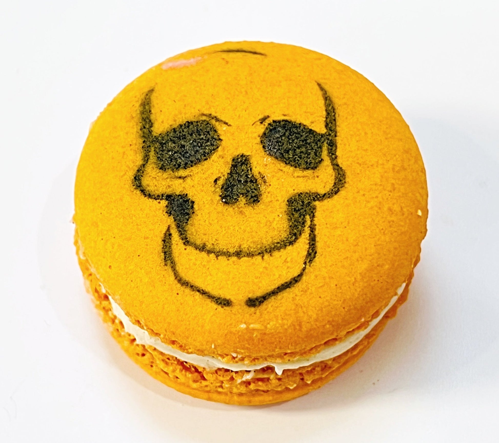 Skull French Macaron | Choose Your Favorite Flavors - Macaron Centrale6 PackPumpkin