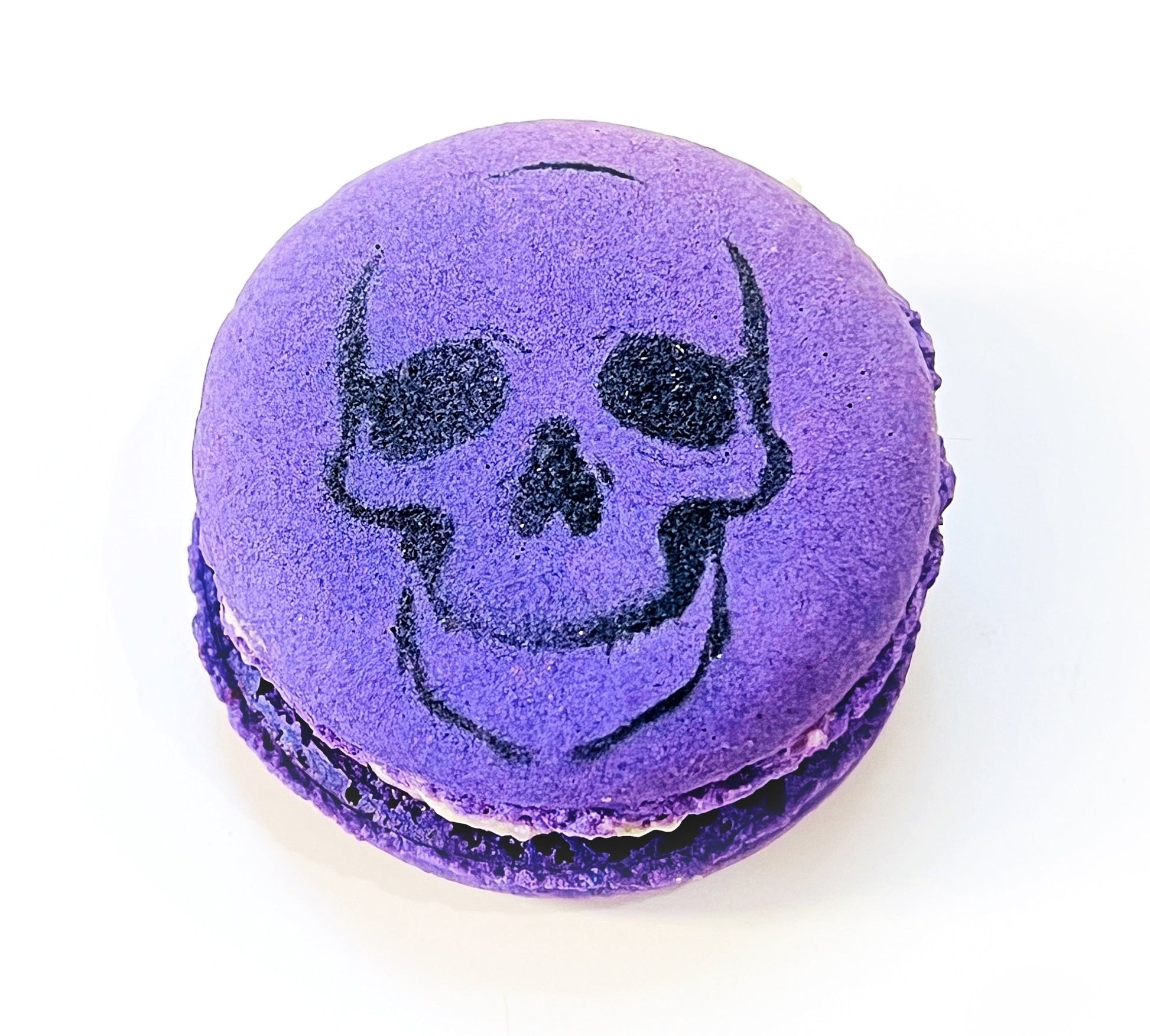Skull French Macaron | Choose Your Favorite Flavors - Macaron Centrale6 PackGrape