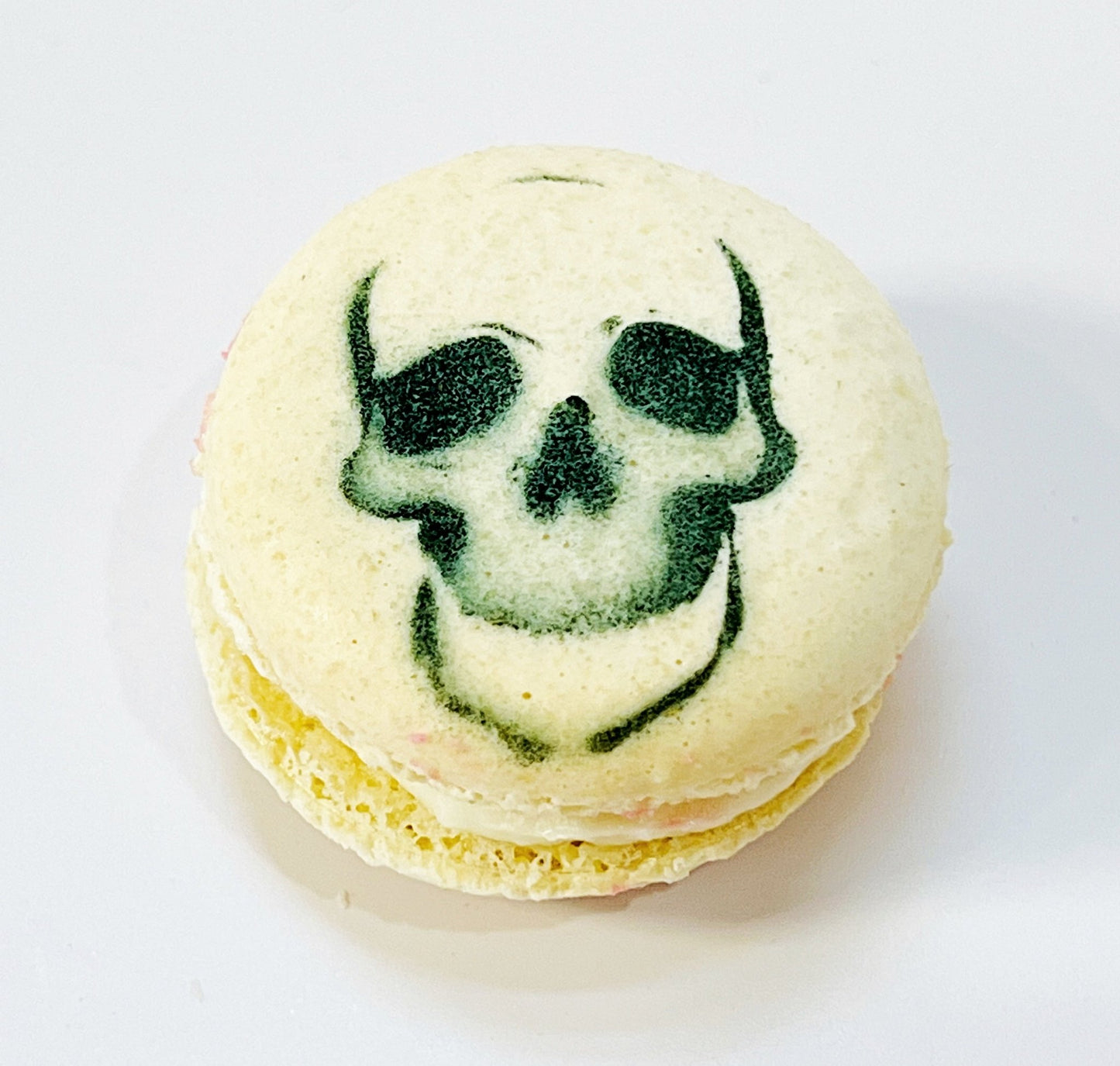 Skull French Macaron | Choose Your Favorite Flavors - Macaron Centrale6 PackVanilla