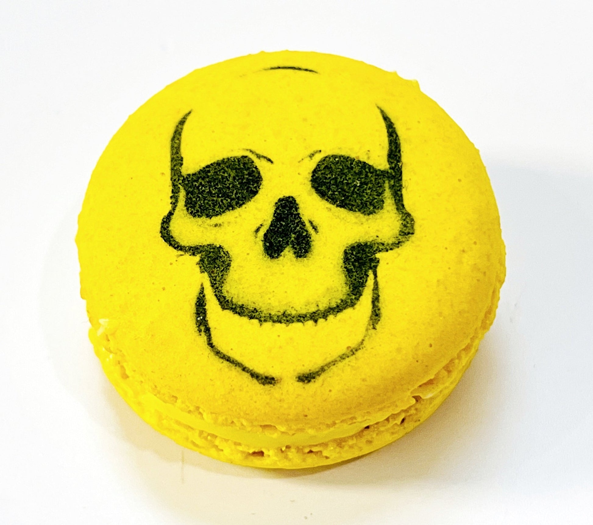Skull French Macaron | Choose Your Favorite Flavors - Macaron Centrale6 PackLemon
