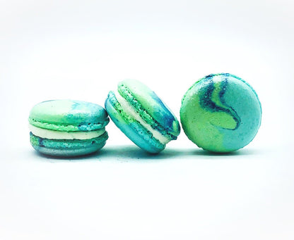 Space Edition Mac | The Earth French Macaron | Available in 6, 12 & 24 - Macaron Centrale6 Pack