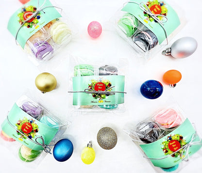 Special Holiday French Macaron Collection | 6 Pack | Surprise Me! | Happy New Year - Macaron Centrale