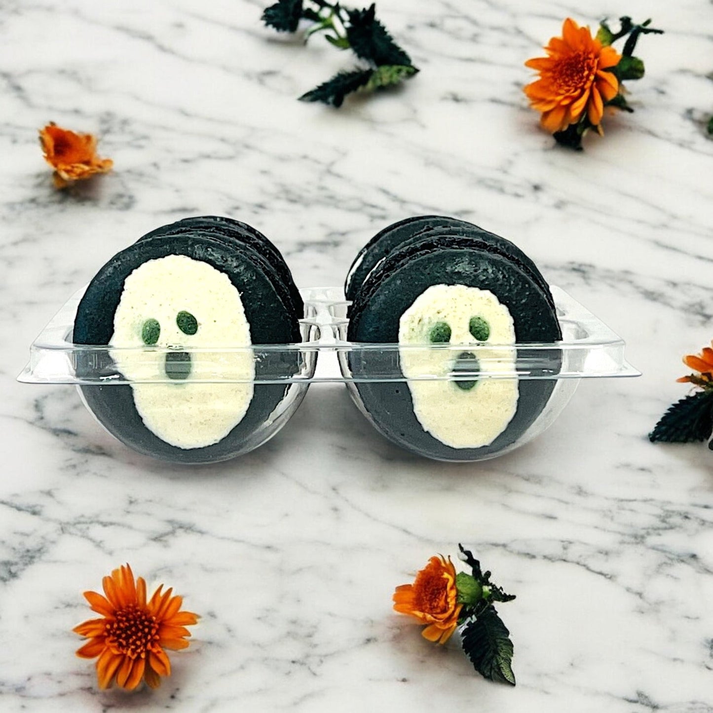 Spooky Ghost Macarons – Customizable Flavors for Halloween - Macaron CentraleHalloween6 Pack