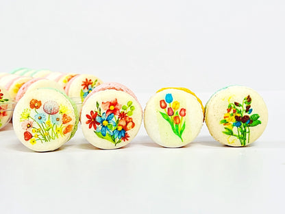 Spring Blossom Vibe: A Flavorful Quartet of French Macarons in One Set | 36 Pack - Macaron Centrale