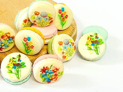 Spring Blossom Vibe: A Flavorful Quartet of French Macarons in One Set | 36 Pack - Macaron Centrale