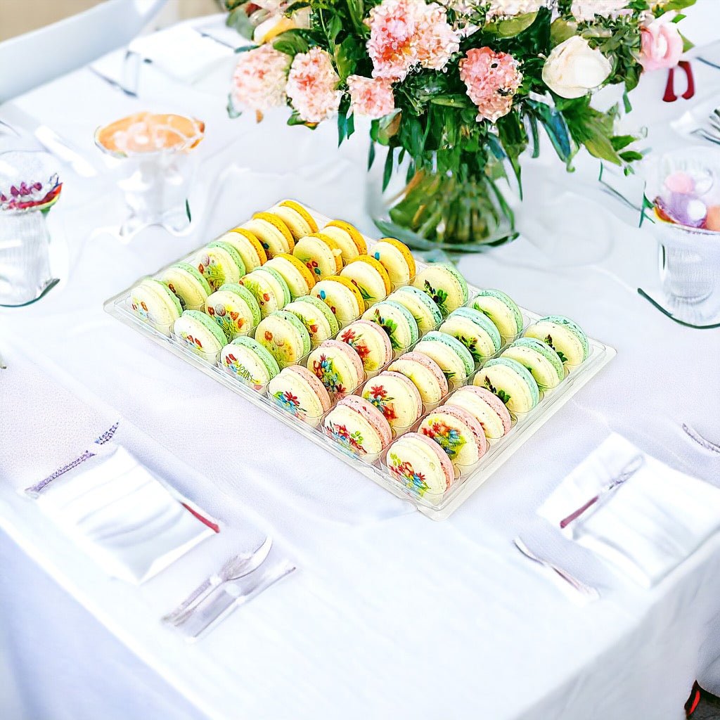 Spring Blossom Vibe: A Flavorful Quartet of French Macarons in One Set | 36 Pack - Macaron Centrale