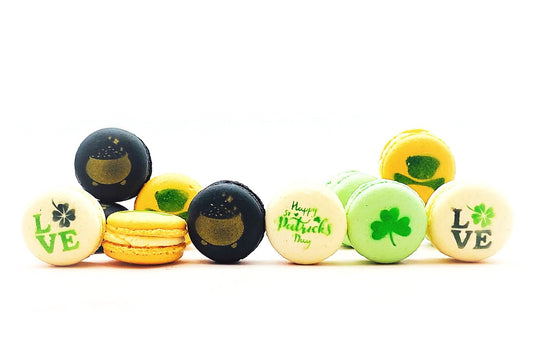 St. Patrick's Day French Macaron Set #2 | 12 Pack | Free Shipping, perfect for upcoming St. Patrick's Day Celebration - Macaron Centrale