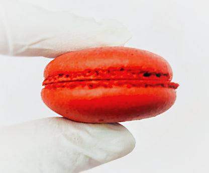 Super Red French Macaron Shell | Perfect for Cake Decorators or Your Dessert DIY Project - Macaron Centrale6 Pairs