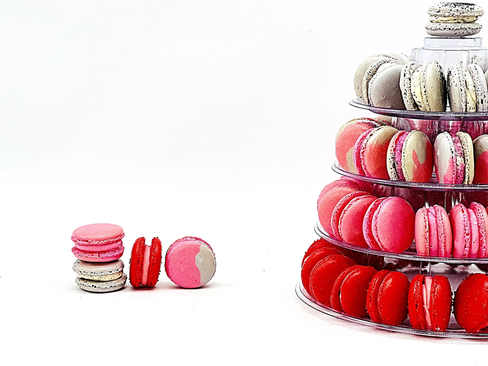 Surprise Me! Macaron Tower French Macaron - Tower included - Macaron Centrale3 Tier