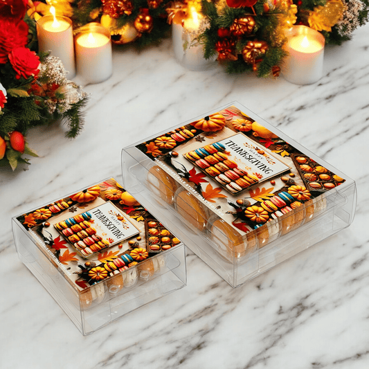 Surprise Me Thanksgiving Macaron Set – Classic & Vegan Options - Macaron CentraleThanksgivings6 Pack Classic