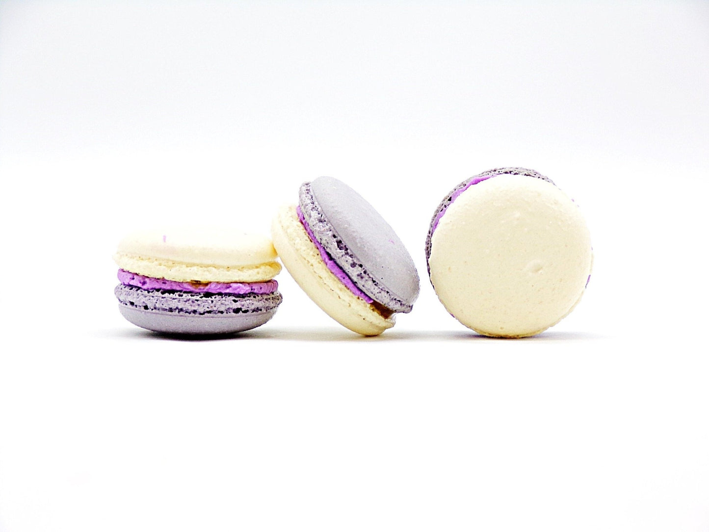 Taro Caramel Macarons (6 Pack) | Ideal for celebratory events. - Macaron Centrale