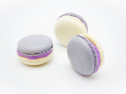 Taro Caramel Macarons (6 Pack) | Ideal for celebratory events. - Macaron Centrale