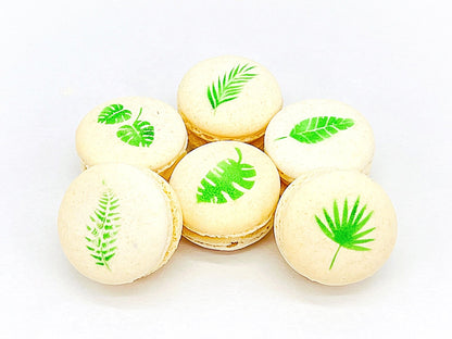 The Green Leaves French Macarons | Available in 6 , 12 & 24 Pack - Macaron Centrale6 Pack