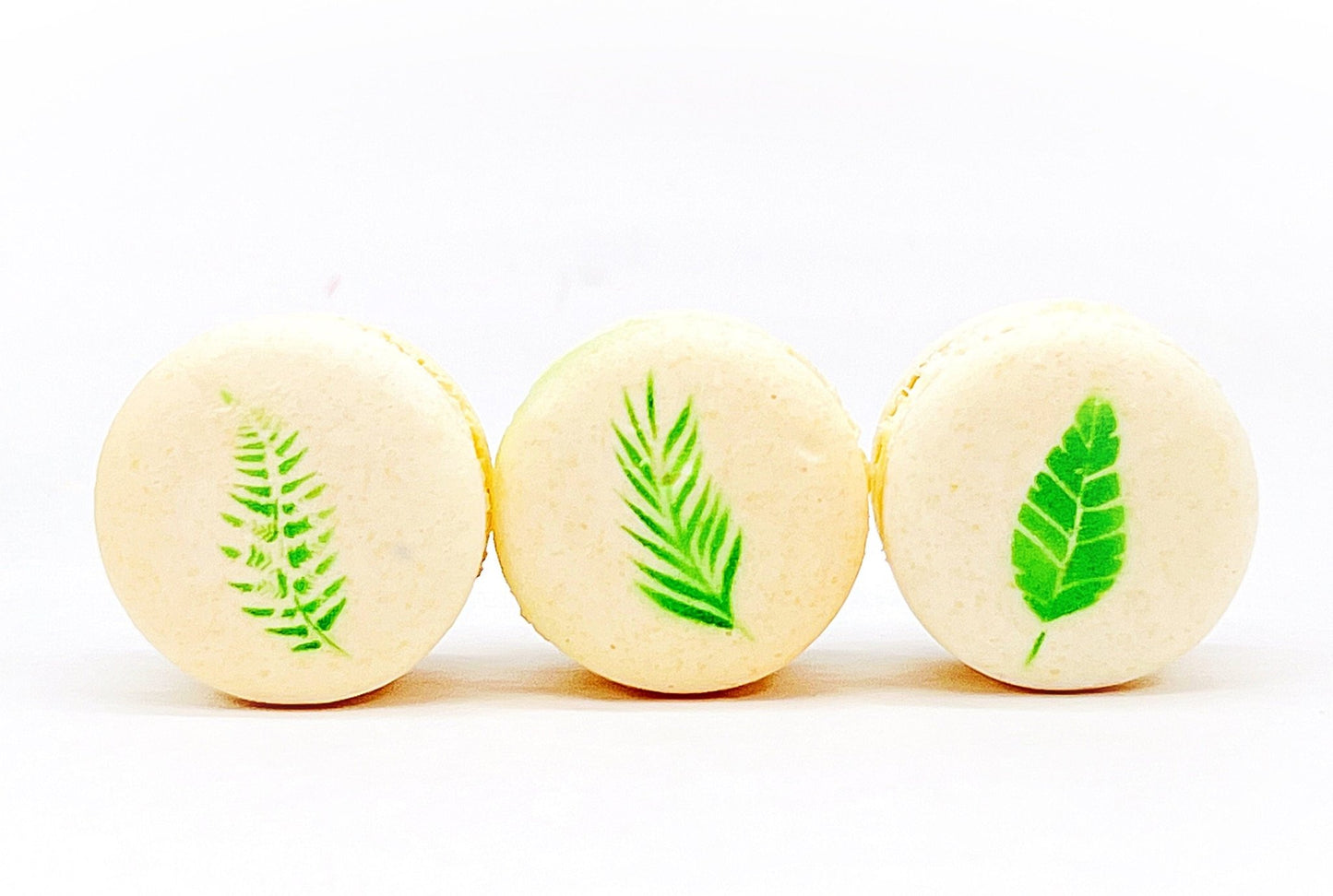The Green Leaves French Macarons | Available in 6 , 12 & 24 Pack - Macaron Centrale6 Pack
