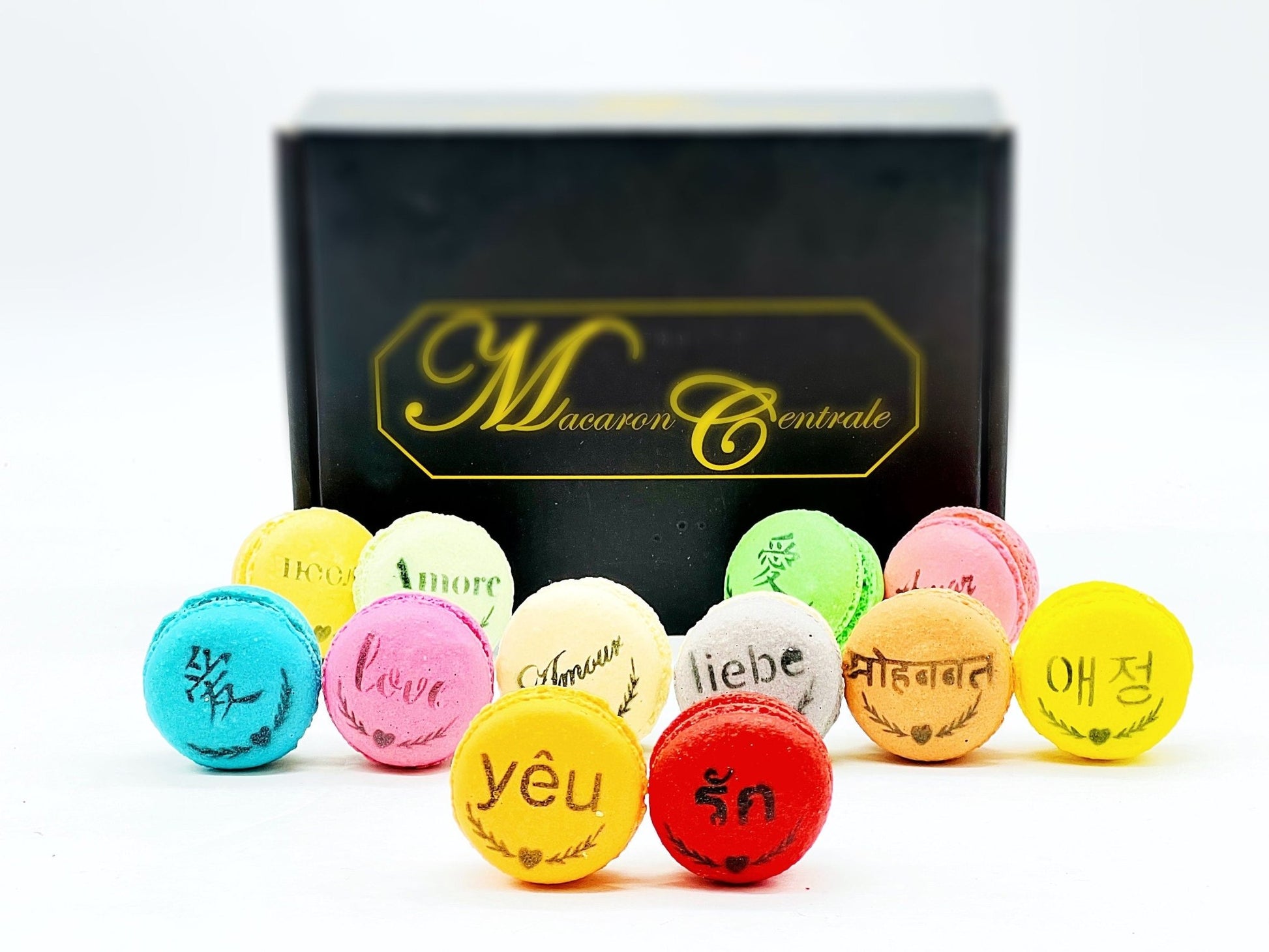 The Love Macarons | Available in 6, 12 & 24 Pack | A Perfect Gift for Valentines's Season - Macaron Centrale6 Pack