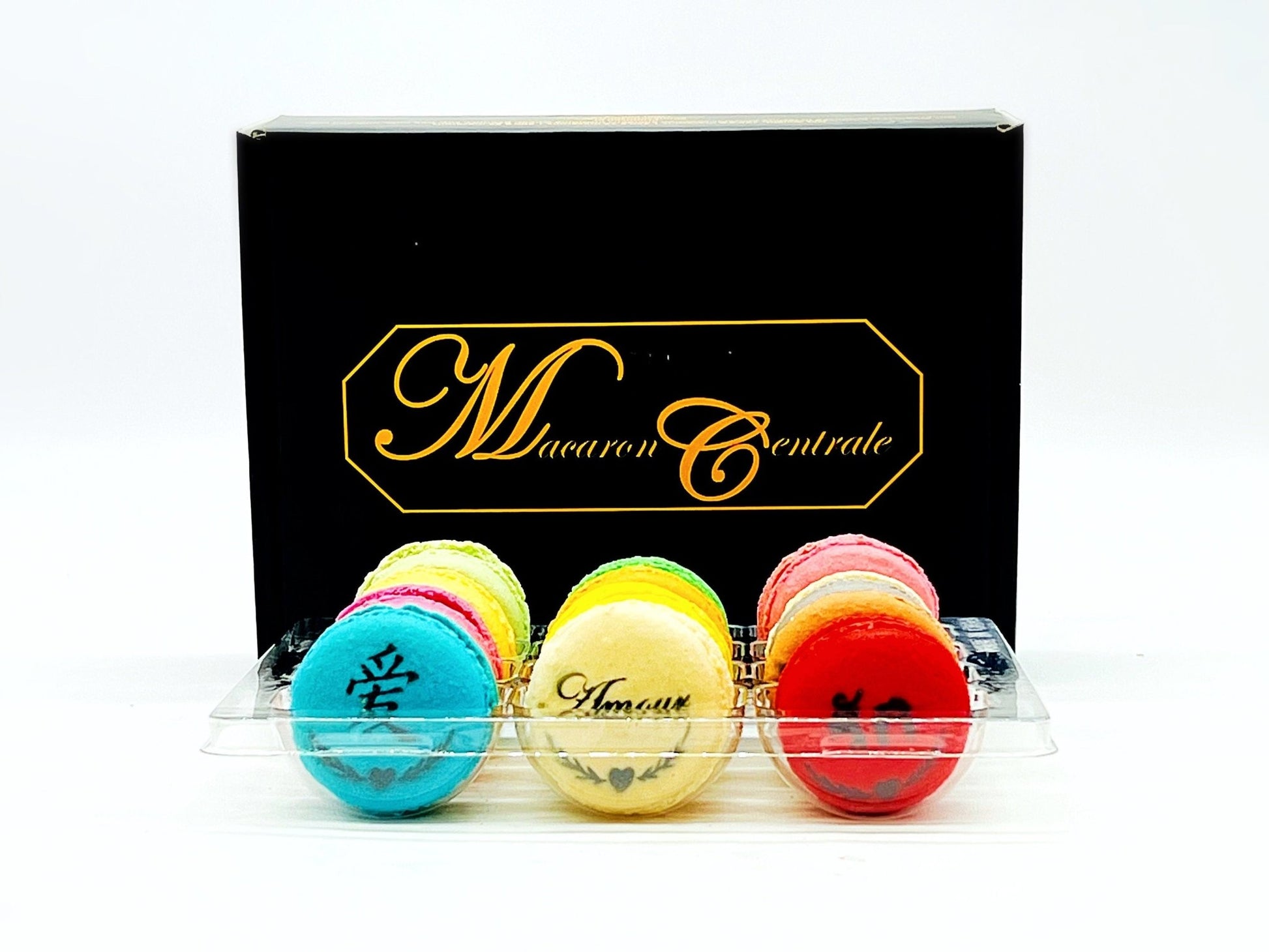 The Love Macarons | Available in 6, 12 & 24 Pack | A Perfect Gift for Valentines's Season - Macaron Centrale6 Pack